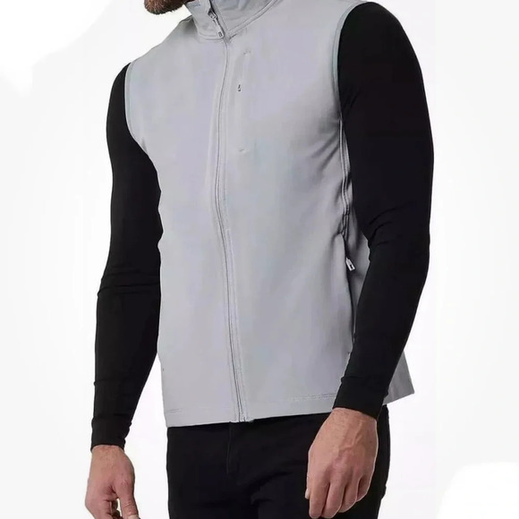 32 Degrees Men’s Full Zip Sleeveless Vest - Burgundy Large - Picture 5 of 16